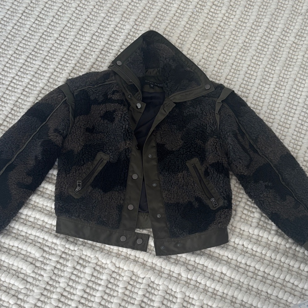 Veronica Beard Olive and Charcoal Jacket